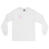 Vintage Valentine Lamby Unisex Long Sleeve Shirt