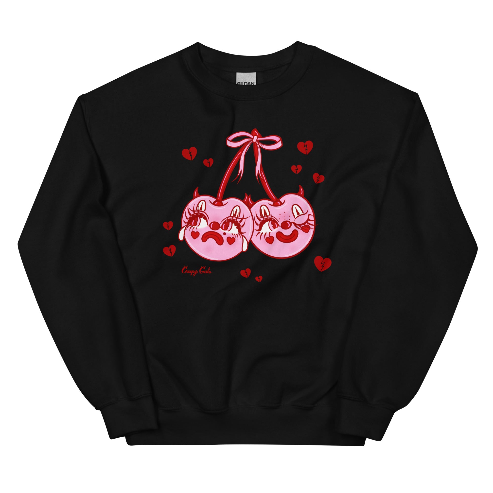coel COEL×SHOGO SEKINE love is スウェット Lovecore Clown Cherries Unisex Sweatshirt – Creepy Gals